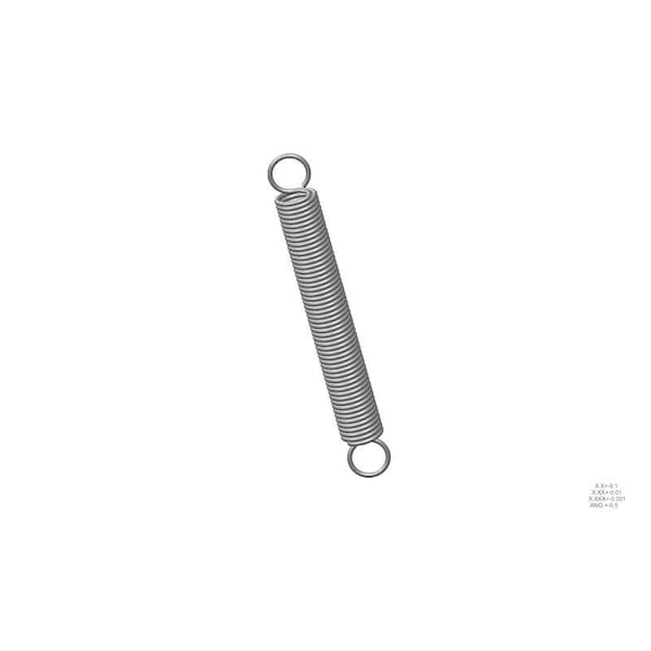 Approved Vendor Extension Spring, O=1.000, L= 8.00, W= .115 G609968197 - main